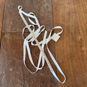 Lis Simon Bridal‎ Belt Sash Style P12 Ivory Rhinestone Pearl Wedding Accessory